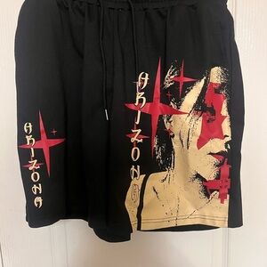 Arizona Jean Company Black and Tan Knee-Length Casual Shorts